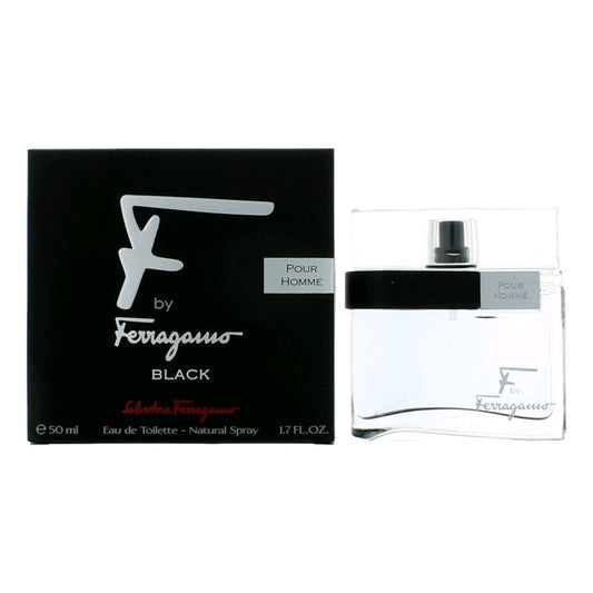 Salvatore Ferragamo F Black 1.7oz Men EDT Spray