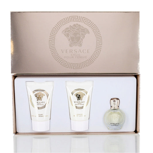 Versace Eros Mini Set 3-Piece 0.17oz Women EDP Spray