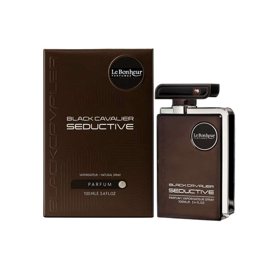 Le Bonheur Black Cavalier Seductive 3.4oz Men EDP Spray