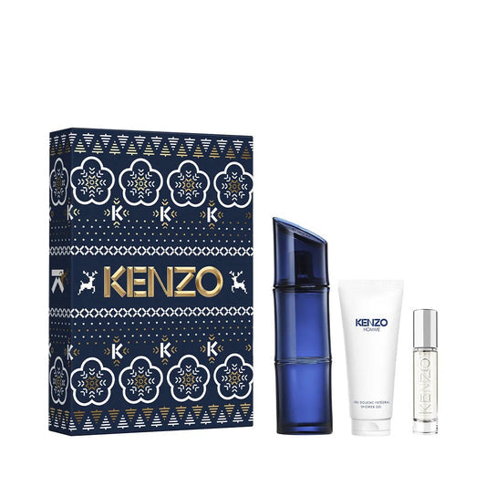 Kenzo Homme Intense 3-Piece Set 3.7oz Men EDT Spray