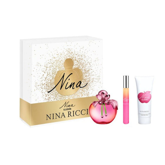 Nina Ricci Nina Illusion 3-Piece Set 2.7oz Women EDP Spray