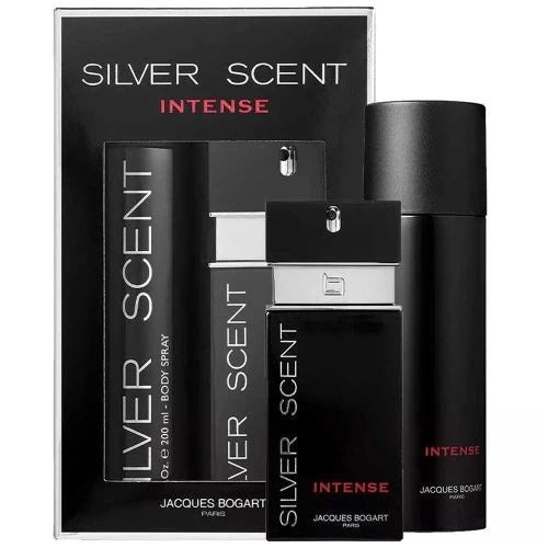 Jacques Bogart's Silver Scent Intense 2-Piece Set 3.3oz Men EDT Spray