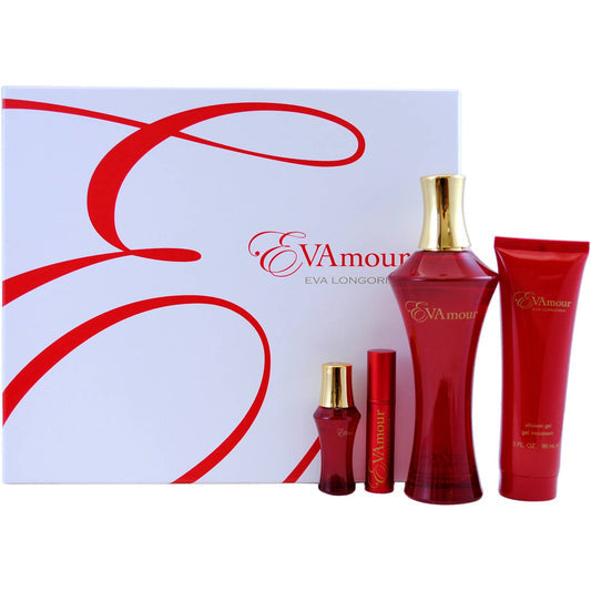 Eva Longoria Evamour 4-Piece Set 3.4oz Women EDP Spray