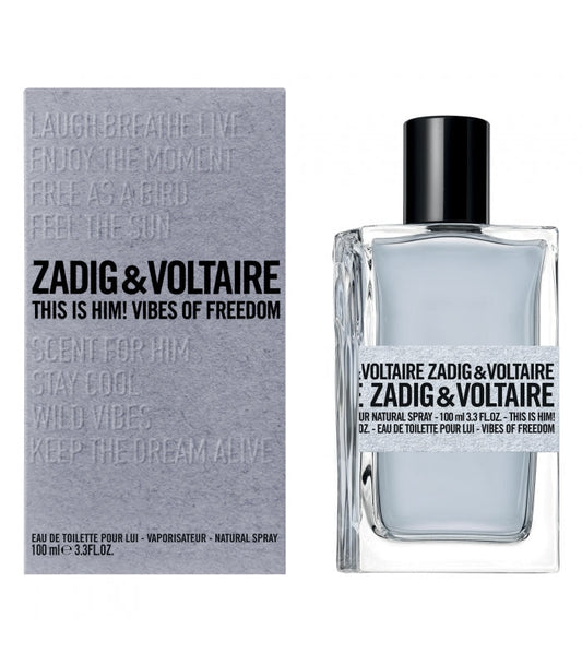 Zadig & Voltaire Vibes Of Freedom 3.3oz Men EDT Spray