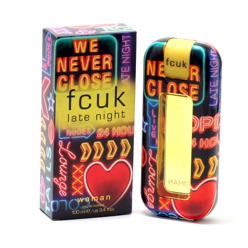 Fcuk Late Night 3.4oz Women EDT Spray