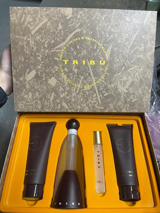 United Colors Tribu 4-Piece Set 3.4oz Women EDT Spray