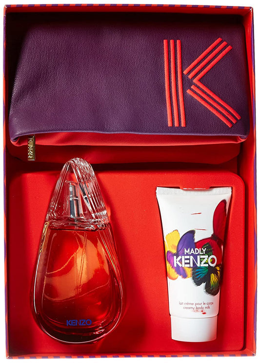 Kenzo Madly 3-Piece Set 2.7oz Women EDP Spray
