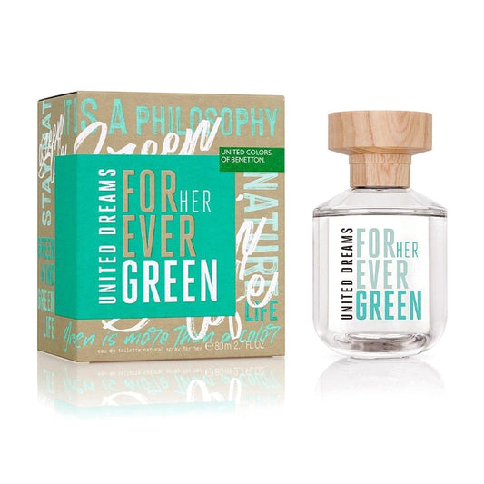 Benetton For Ever Green 2.7oz Women EDT