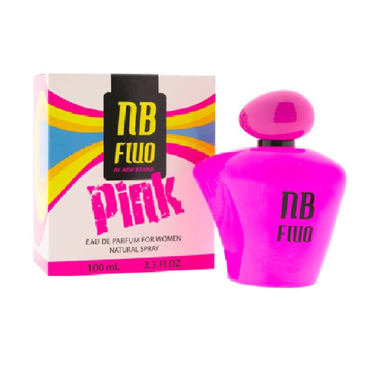 New Brand Fluo Pink 3.3oz Women EDP Spray