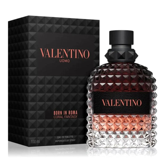 Valentino Uomo Born In Roma Coral Fantasy 3.4oz Men EDT Spray