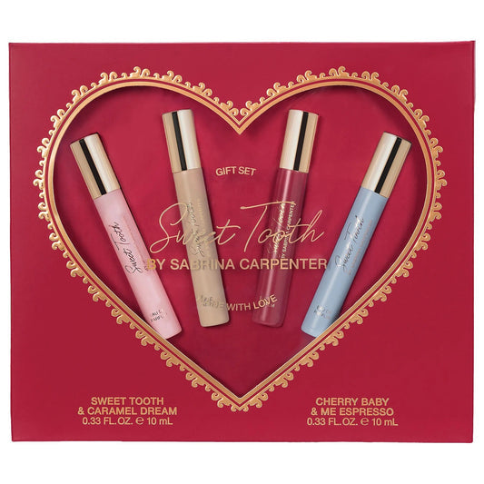 Sabrina Carpenter Sweet Tooth Mini 4-Piece Set 0.33oz Women EDP Spray