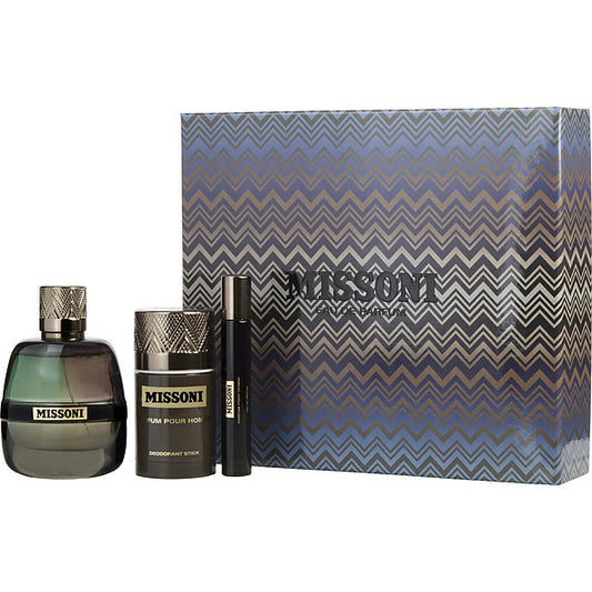 Missoni Homme 3-Piece Set 3.4oz Men EDP Spray