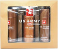 US Army Bronze 3-Piece Set 3.4oz Men EDT Spray