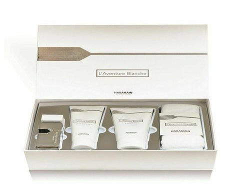 Al Haramain L'aventure Blanche 4-Piece Set 1.0oz Men EDP Spray