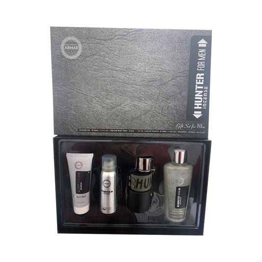 Armaf Hunter Intense by Armaf 4-Piece Set 3.4oz Men EDT