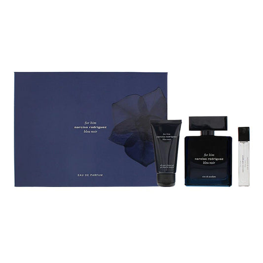 Narciso Rodriguez Bleu Noir 3-Piece Set 3.3oz Men EDP Spray