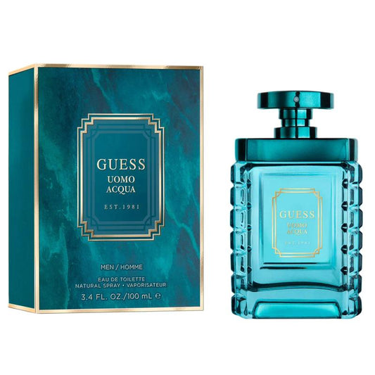 Guess Uomo Acqua 3.4oz Men EDT Spray