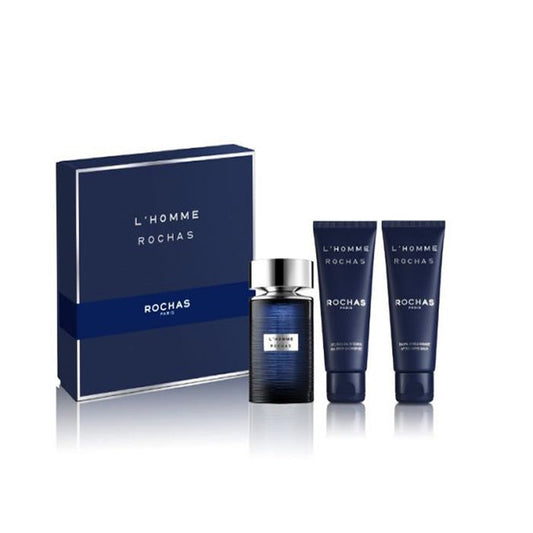 Rochas L'Homme 3-Piece Set 3.3oz Men EDT Spray