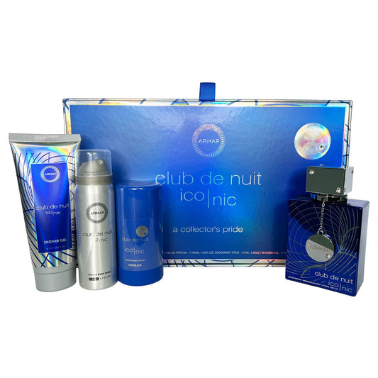 Armaf Club De Nuit Iconic 4-Piece Set 3.6oz