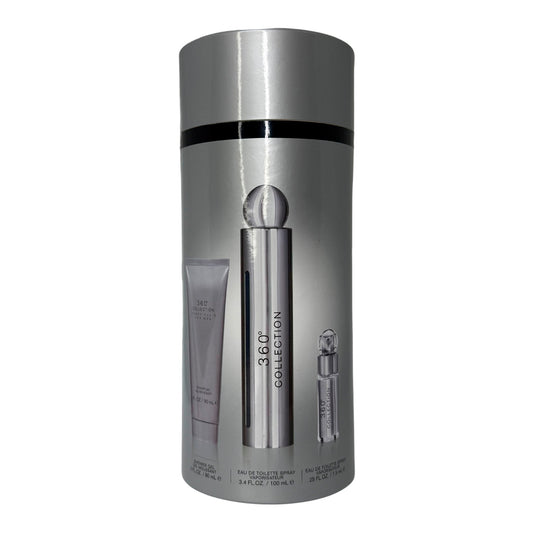 Perry Ellis 360 Collection 3-Piece Set 3.4oz Men EDT Spray