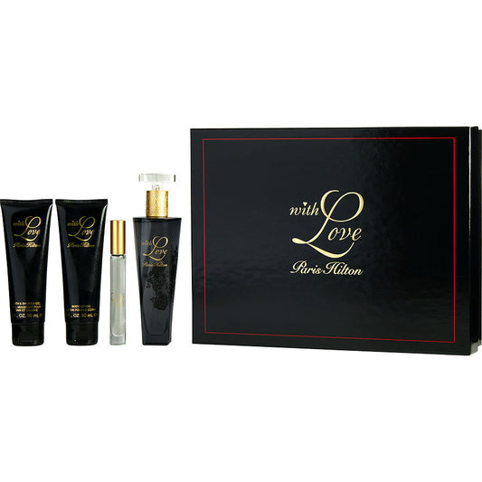 Paris Hilton With Love 4-Piece Set 3.4oz Women EDP