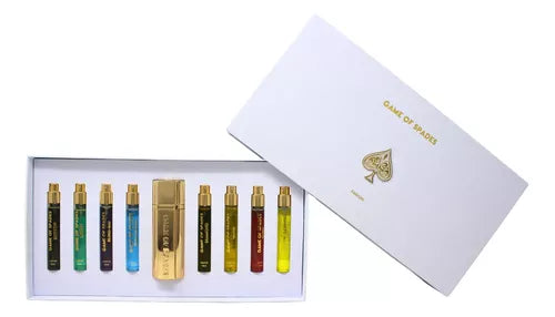 Jo Milano Game Spade Metal Case 9-Piece Set Unisex EDP Spray
