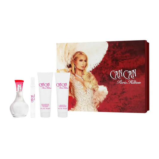 Paris Hilton Can Can 4-Piece Set 3.4oz Women EDP Spray