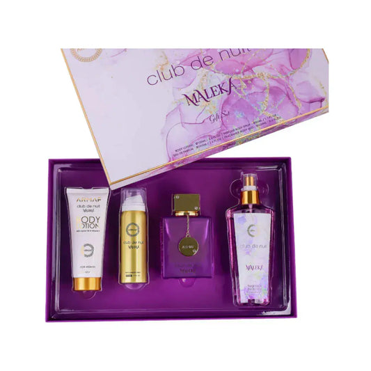 Maleka By Club De Nuit Set 4pc 3.6oz EDP Spray