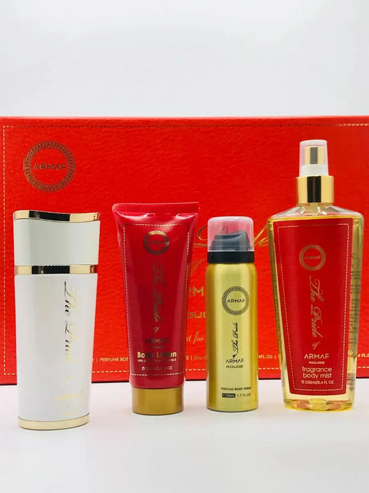 The Pride Rouge Set 4P By Armaf For W 3.4oz EDP Spray
