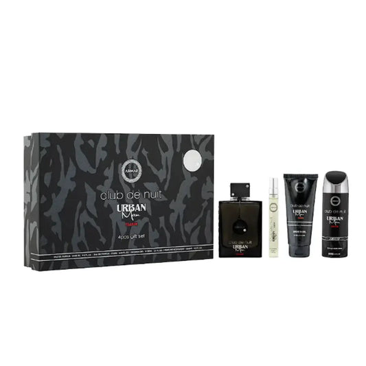 Urban Elixir 4pc Set By Club De Nuit For Men 3.6oz EDP Spray