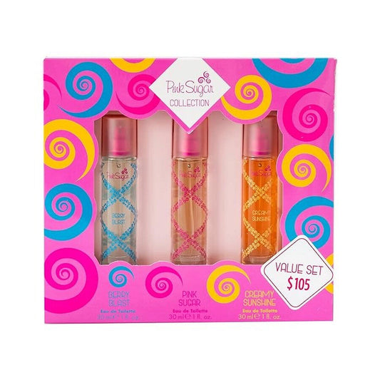 Pink Sugar Mini Set 3X1.0oz Women EDT