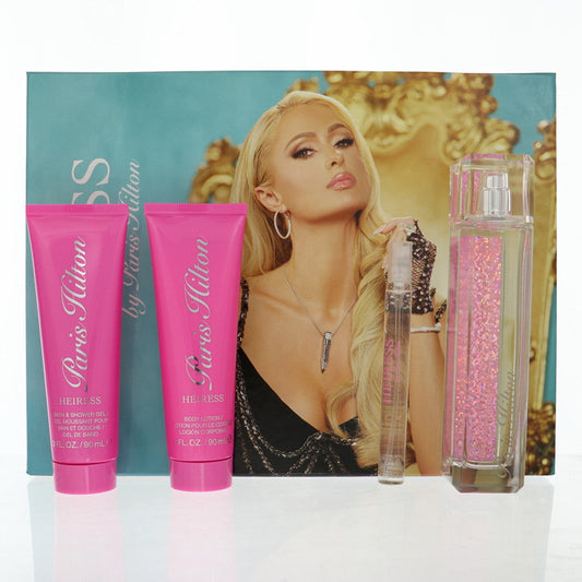 Paris Hilton Heiress 4-Piece Set 3.4oz Women EDP Spray