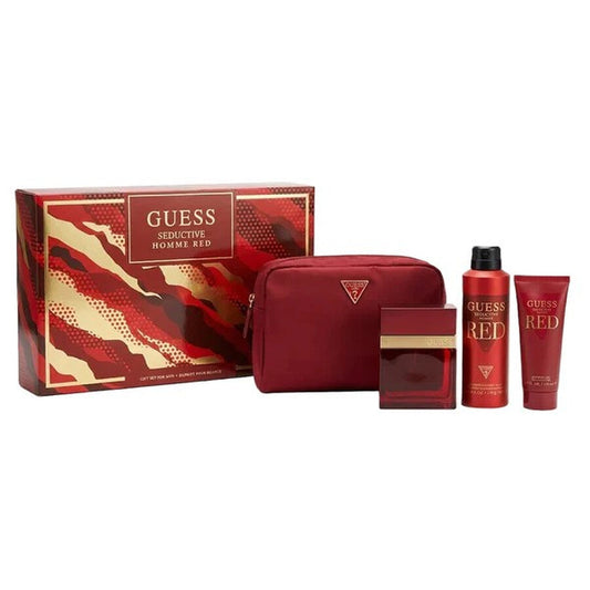 Guess Seductive Red 4-Piece Set 3.4oz Men