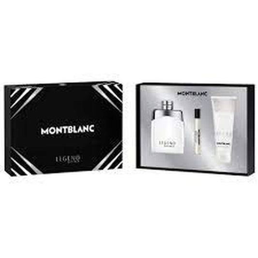 Mont Blanc Legend Spirit 3-Piece Set 3.3oz Men EDT Spray