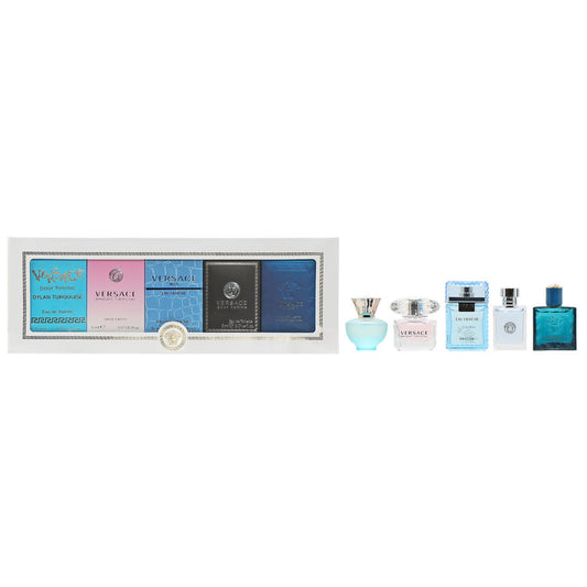 Versace Mini 5x0.17oz Unisex EDT Splash