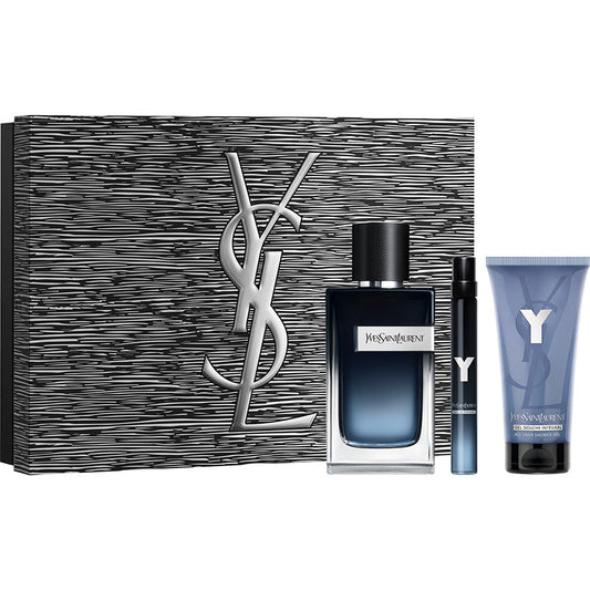 Yves Saint Laurent Y 3-Piece Set 3.4oz Men EDP Spray